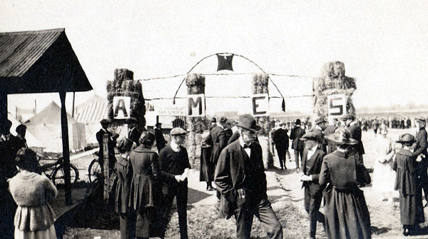 Ag Carnival entrance in 1920