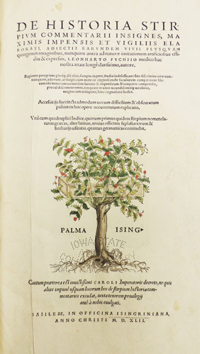 De Historia Stirpium by Leonhart Fuchs