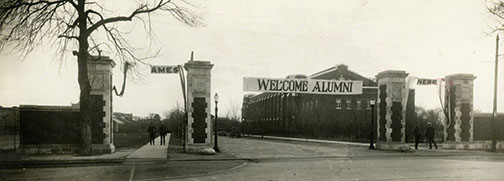 circa 1923 welcome sign