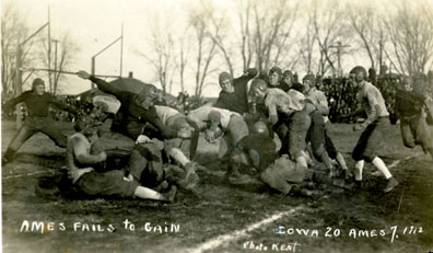 1912 Homecoming game against Iowa